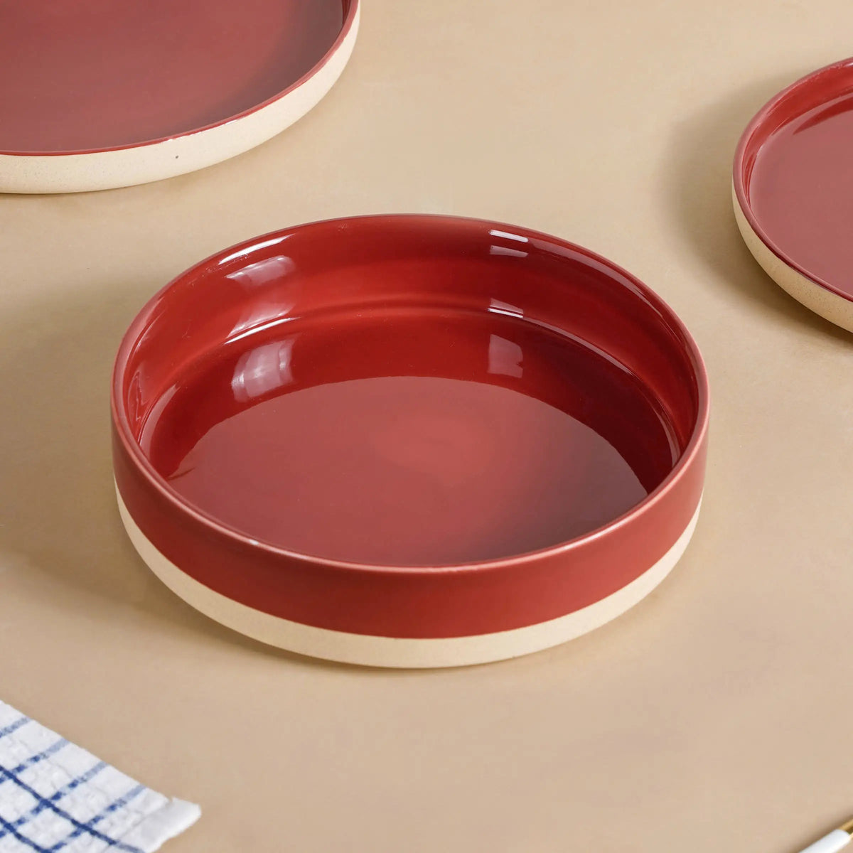 Amber Clay 22 Piece Dinnerset For 6 Nestasia