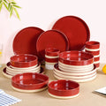 Amber Clay 22 Piece Dinnerset For 6 Nestasia
