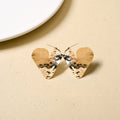 Amour Textured Heart Earrings Nestasia
