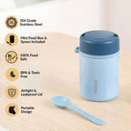 AMPM Jar With Dip Bowl And Spoon Baby Blue 460ml Nestasia