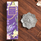 Mandala Incense Holder With Lavender Incense Sticks Nestasia