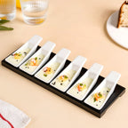 Appetizer Spoon With Tray Set Of 6 Nestasia