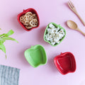 Apple Shaped Bowl Set of 2 Nestasia