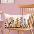 Hand Embroidered Botanica Cotton Cushion Cover 50x30cm Nestasia