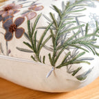 Hand Embroidered Botanica Cotton Cushion Cover 50x30cm Nestasia