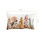 Hand Embroidered Botanica Cotton Cushion Cover 50x30cm Nestasia