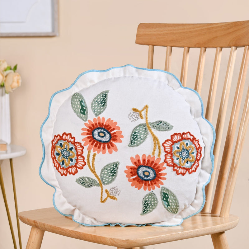 Bloom Era Artisanal Highlight Cotton Cushion Cover 46cm Nestasia