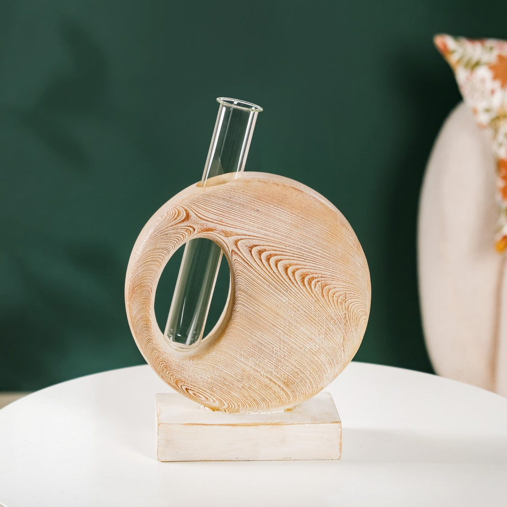 Contemporary Test Tube Showpiece Vase Decor Nestasia