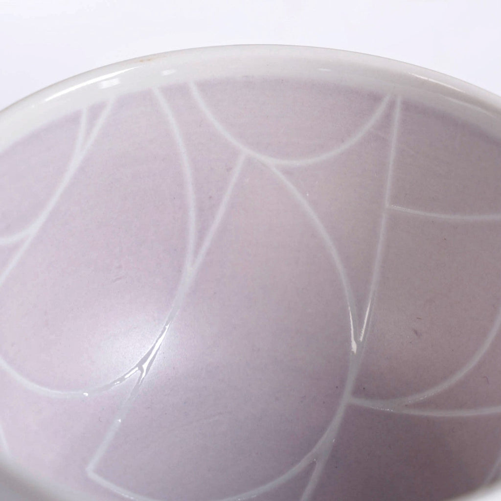 Monvia Modern Art Deco Light Mauve Small Bowl Set Of 4 325ml Nestasia