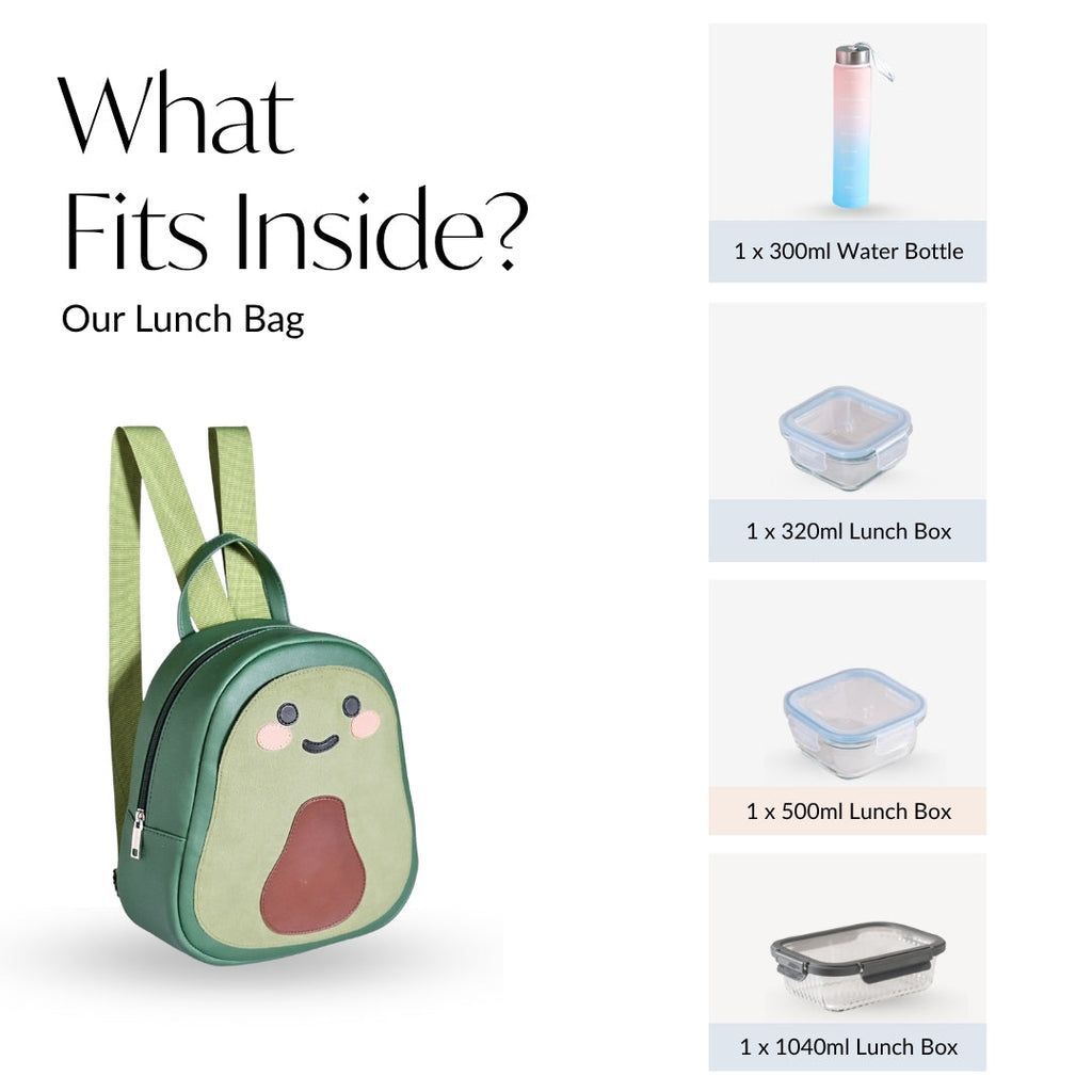 Avocado Insulated Kids Lunch Bag Nestasia