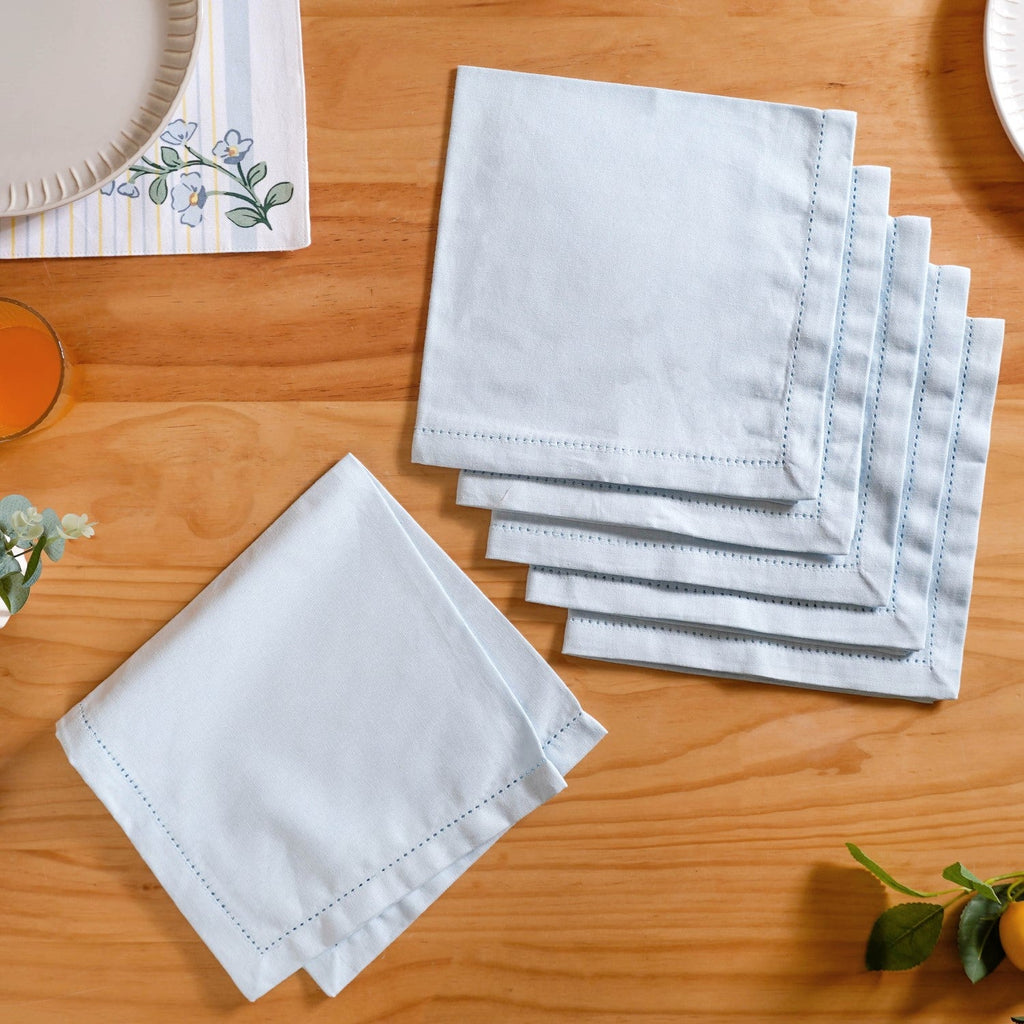 Azzurro Classic Table Place Mat, Runner and Napkin Set Nestasia
