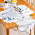 Azzurro Classic Table Place Mat, Runner and Napkin Set Nestasia