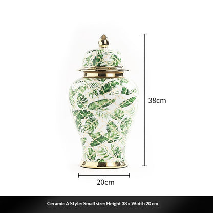Light-luxury Zen-inspired Iron And Ceramic Art Piece For Home Decor