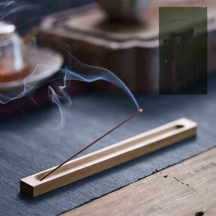 Bamboo Allegro Incense Stick And Base Wooden Incense Power Strip Incense Holder Household Joss-stick Base kafalo