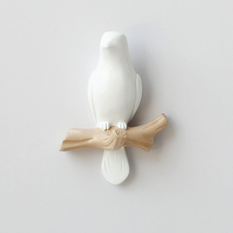 Bird Decoration Hook Entrance Wall No-trace Key Hook No-drill Wall Decor Wall-mounted Coat Hook