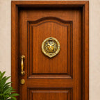 Brass Lion Face Door Knocker Vedansh Craft