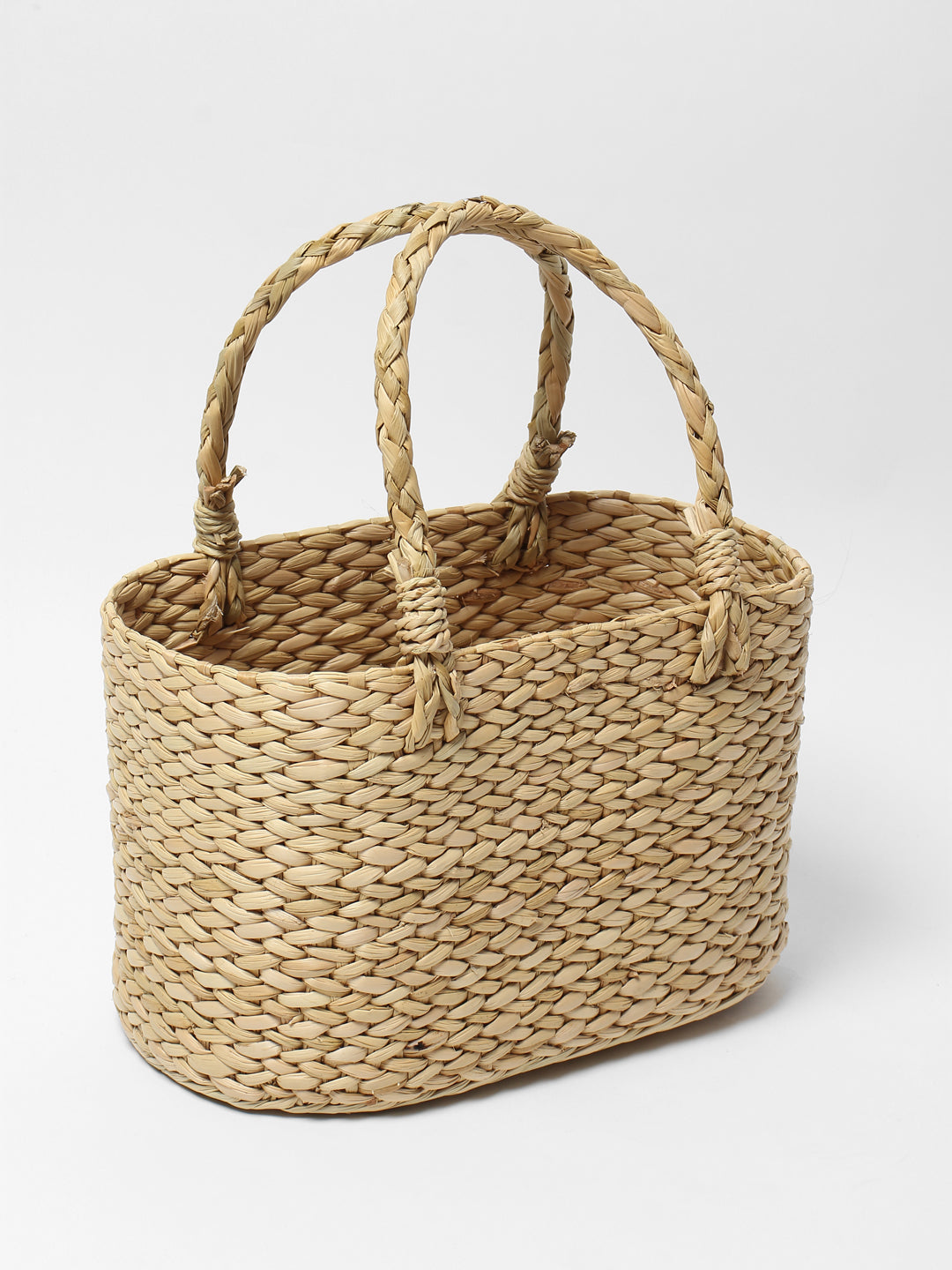 Seagrass Oval Fruit Basket