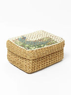 Handcrafted Seagrass Organizer Box for Small Household Essentials