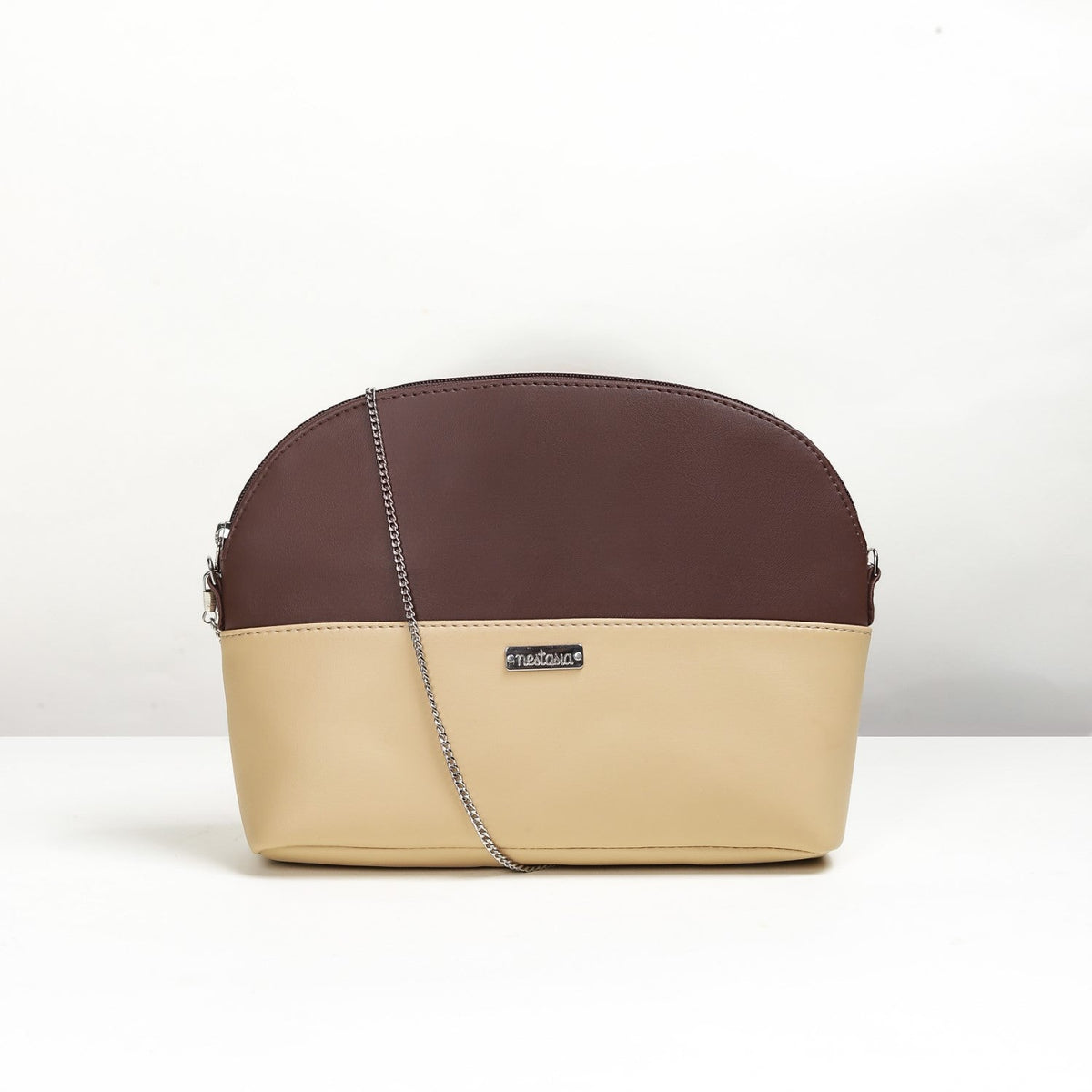 Stylish Sling Bag And File Bag Set Of 2 Beige Nestasia