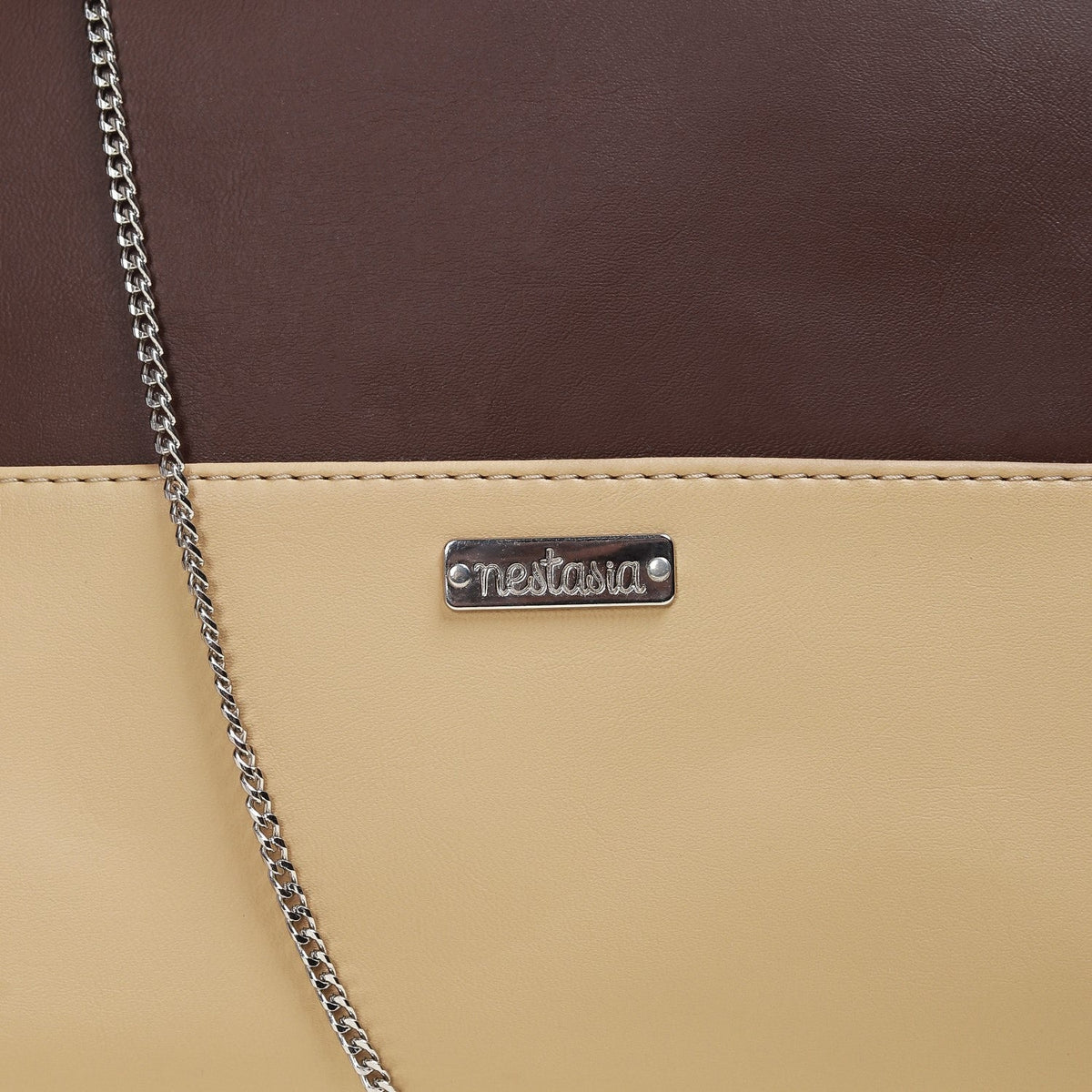 Stylish Sling Bag And File Bag Set Of 2 Beige Nestasia