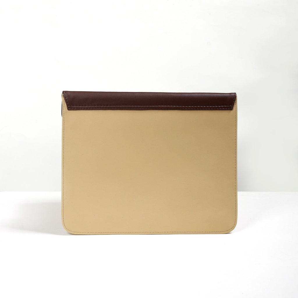 Stylish Sling Bag And File Bag Set Of 2 Beige Nestasia