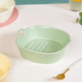 Sage Green Large Ceramic Serving Bowl 800 ml Nestasia