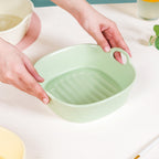 Sage Green Large Ceramic Serving Bowl 800 ml Nestasia