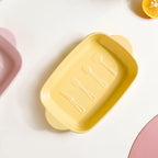 Ceramic Baking Dish With Handle Yellow 650 ml Nestasia