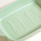 Premium Ceramic Baking Dish Green 650 ml Nestasia