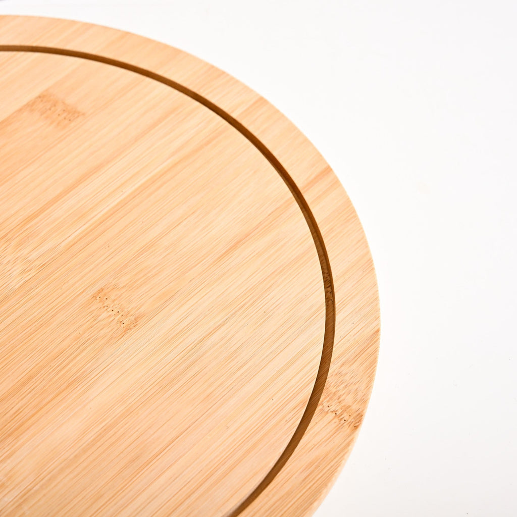 Bamboo Wood Cake Stand With Cloche 25cm Nestasia