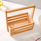 Natural Bamboo Crate Caddy Nestasia
