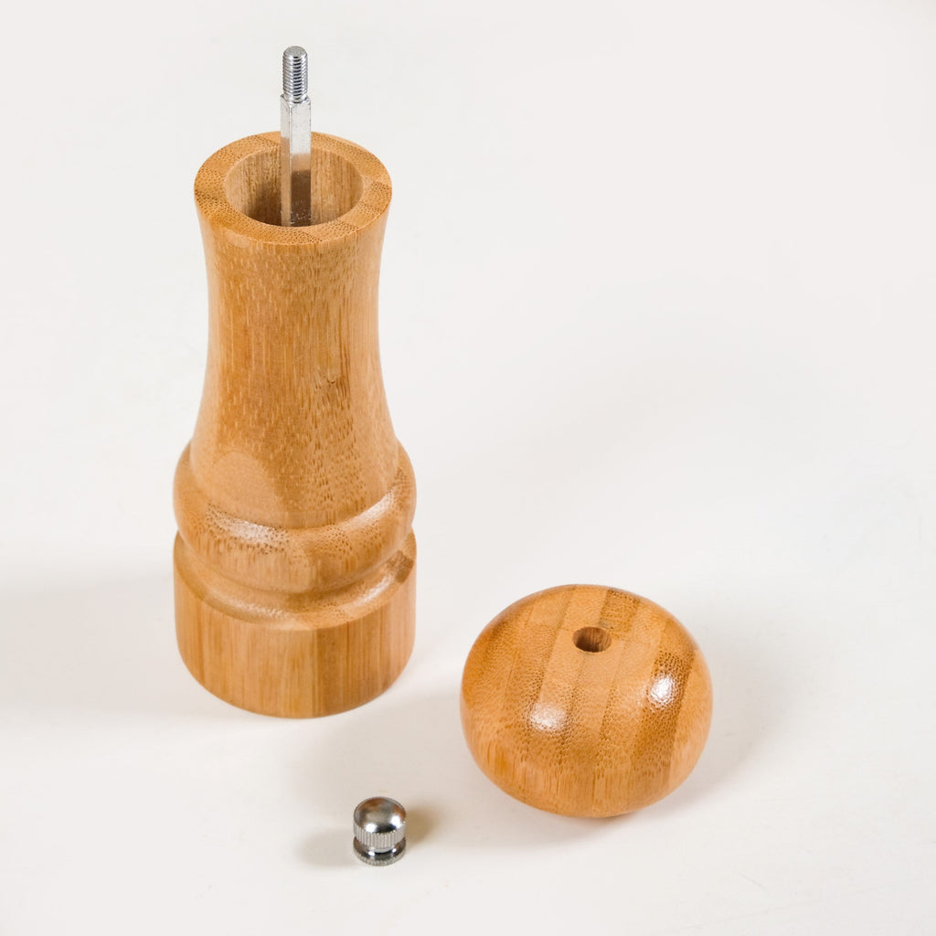 Bamboo Wood Pepper Grinder For Kitchen Nestasia