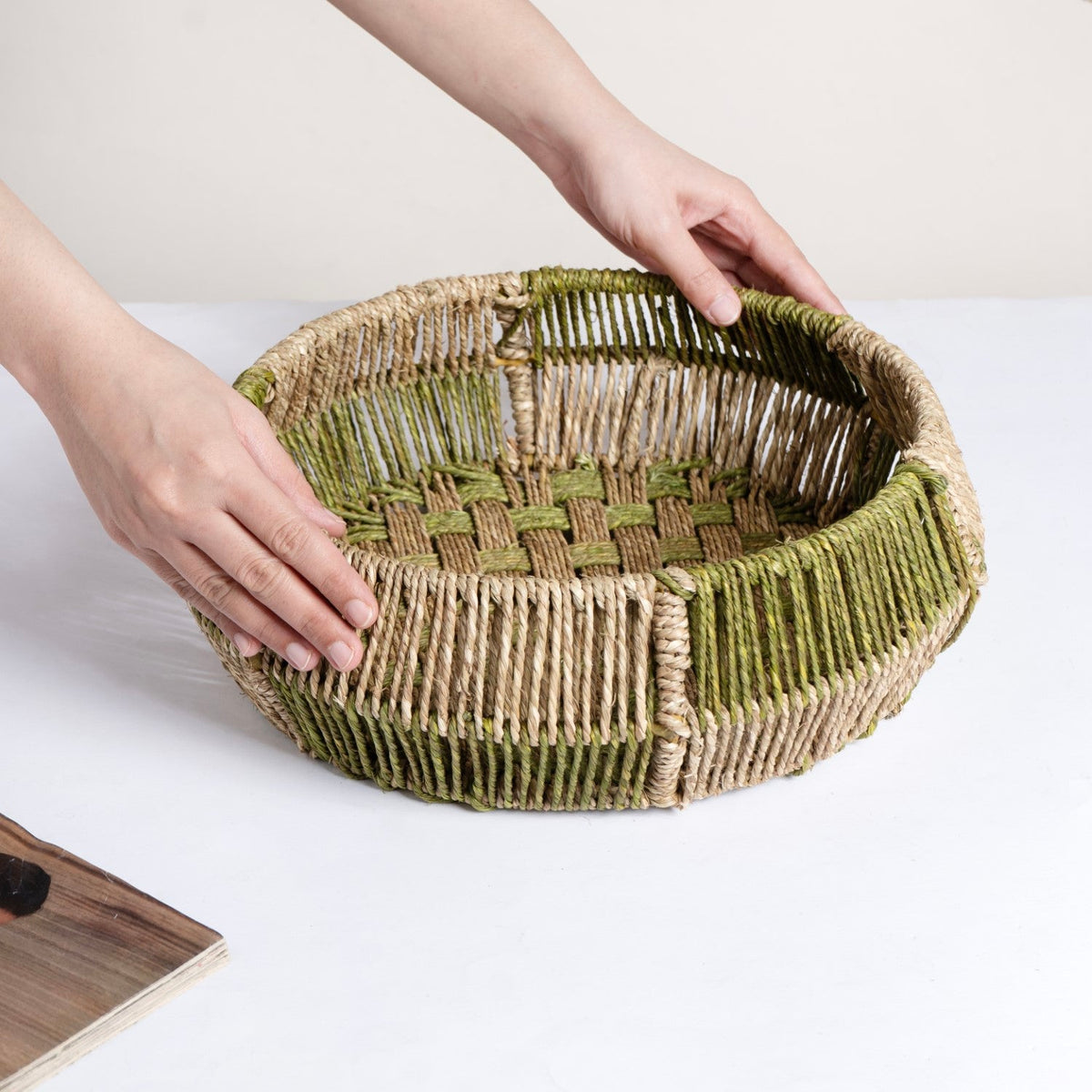 Basket Weave Sabai Organiser Nestasia