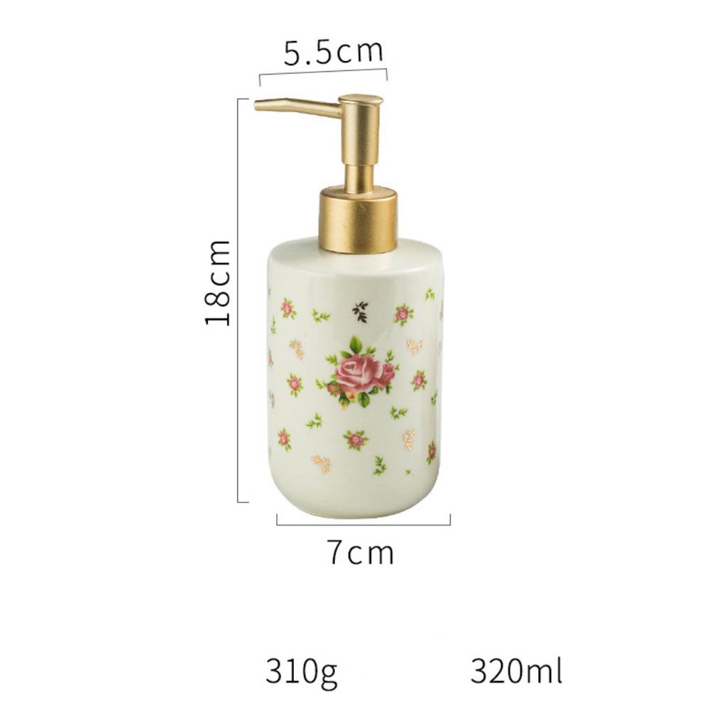 Floral Soap Dispenser Nestasia
