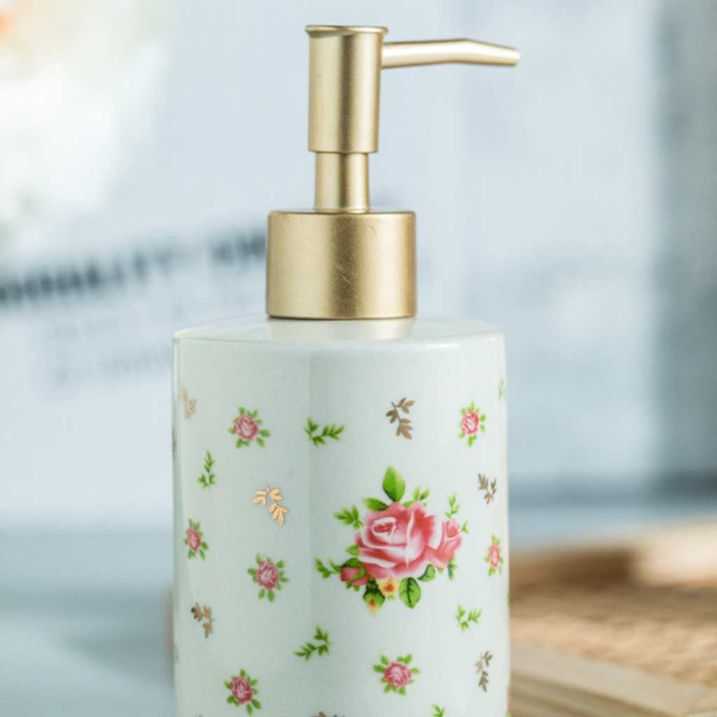 Floral Soap Dispenser Nestasia