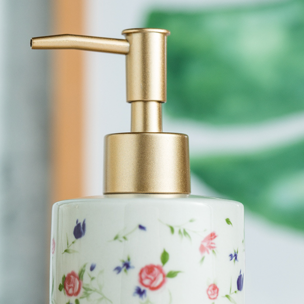 Floral Soap Dispenser Nestasia