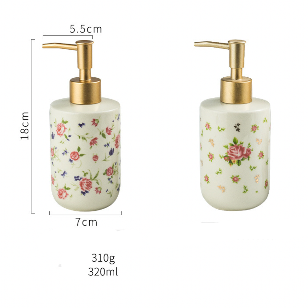 Floral Soap Dispenser Nestasia