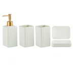 Classic White Bath Set Nestasia