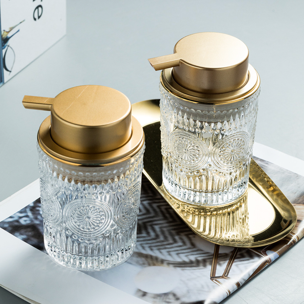 Glass Pump Bottle Nestasia
