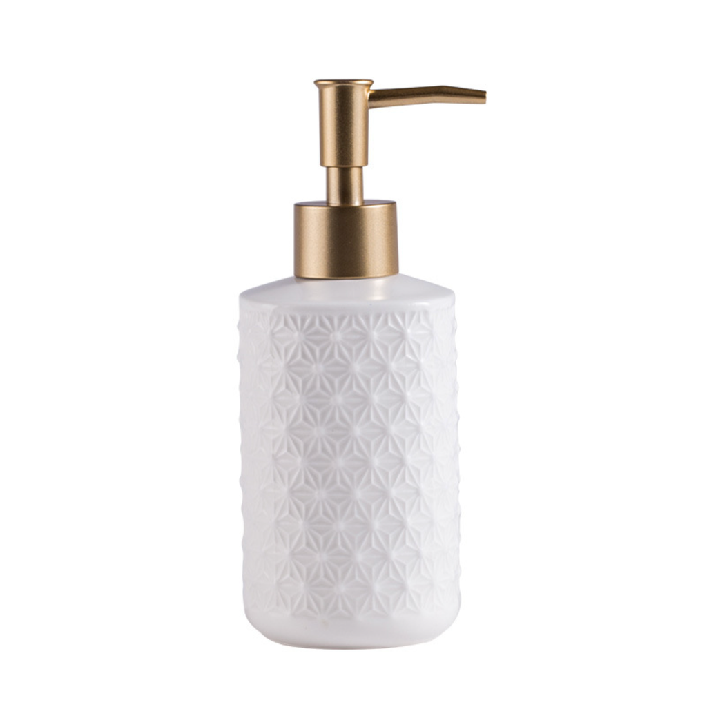 Porcelain White Bath Set Nestasia