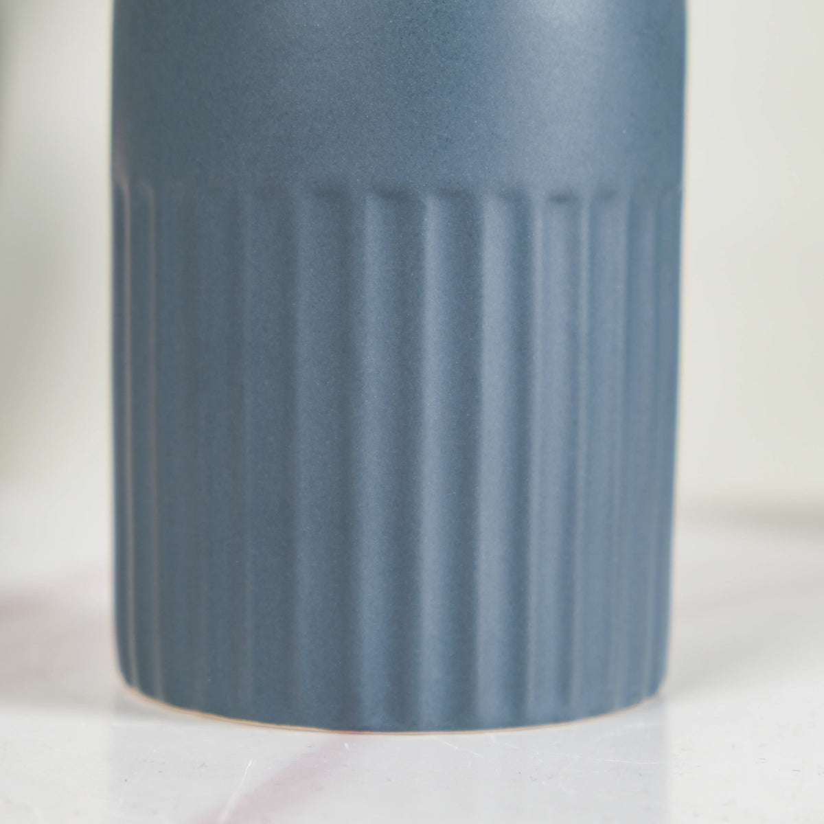 Slate Blue Ceramic Bath Set Of 3 Nestasia