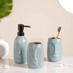 Face Vase Inspired Bath Set Of 3 Nestasia