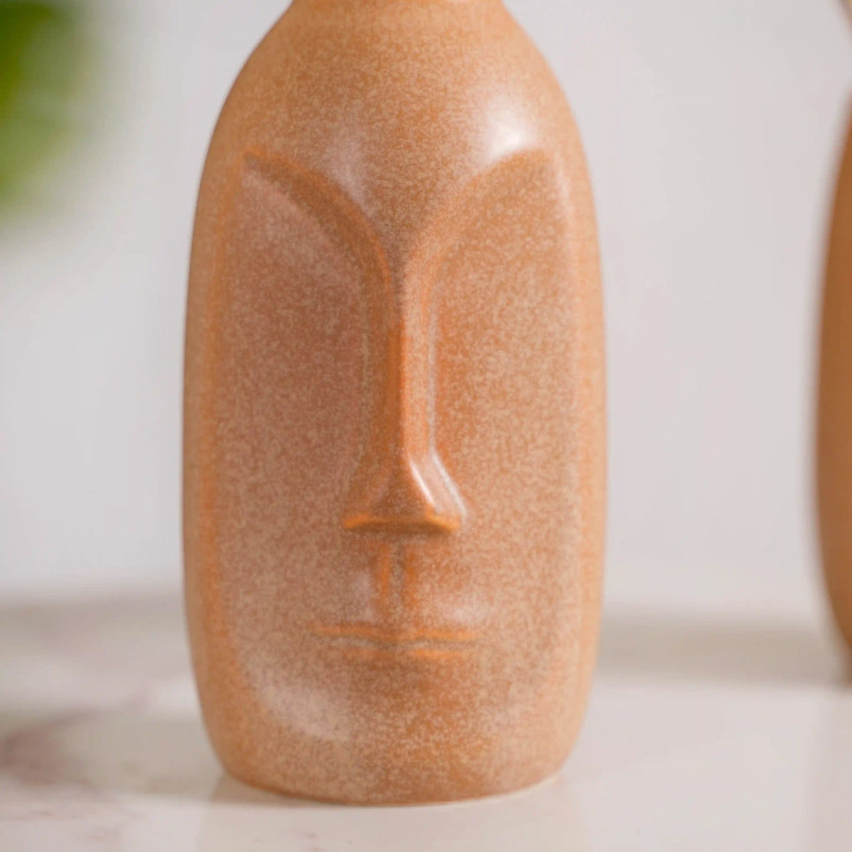 Faces Ceramic Bathroom Accessories Set Of 3 Nestasia