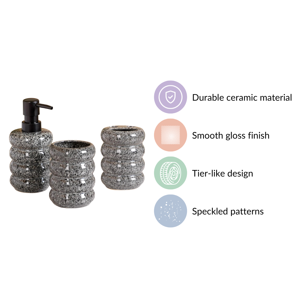 Serenity Spa Bath Set Of 3 Nestasia