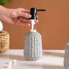Ribbed Contemporary Bath Set Of 3 Nestasia