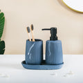 Sleek Ceramic Bathroom Set Of 3 Nestasia