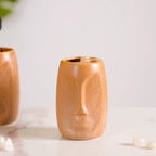 Faces Ceramic Bathroom Accessories Set Of 3 Nestasia
