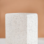 White Stone Bathroom Accessories Set Of 3 Nestasia