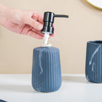 Sleek Ceramic Bathroom Set Of 3 Nestasia