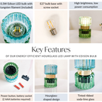 Hourglass Battery LED Lamp Nestasia